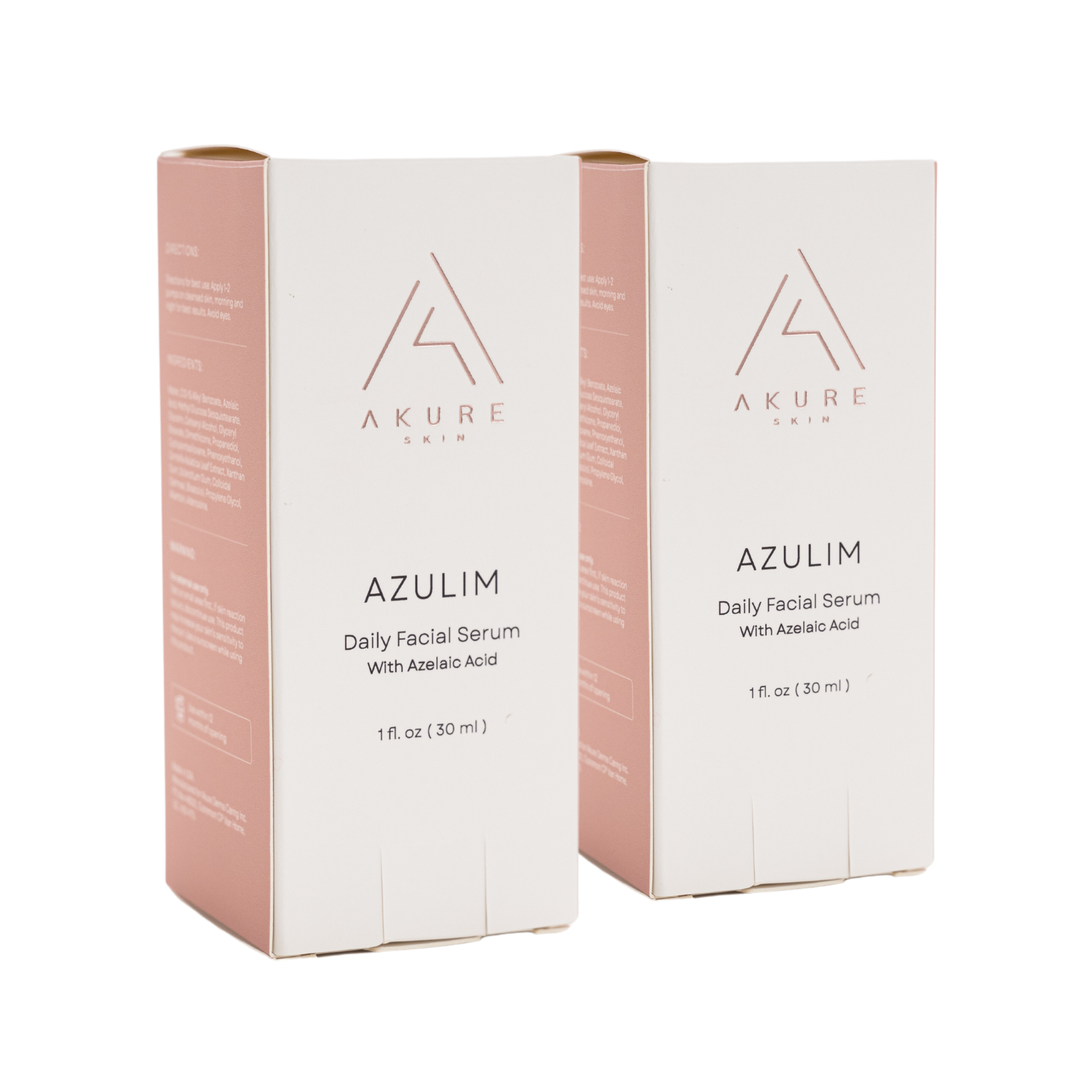 Ready-Set-Glow BUNDLE! TWO Daily Facial Serum With Azelaic Acid - Serum Suitable for Sensitive Skin - To Visibly Reduce Appearance of Redness, Discolorations and Blemishes